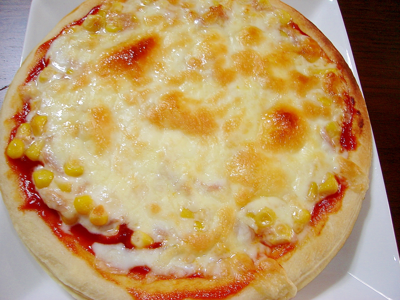 ツナマヨコーンピザ