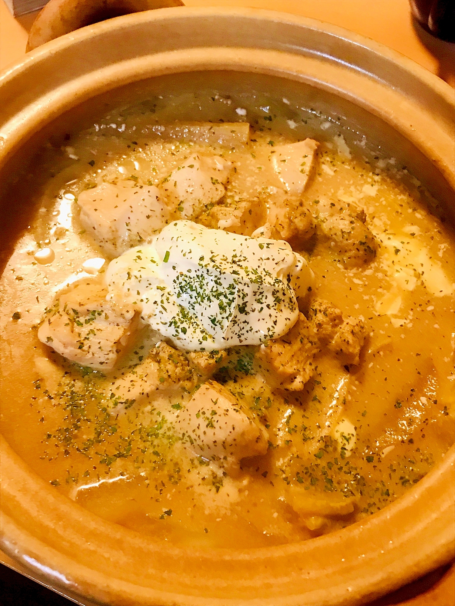 プチッと鍋 鶏肉の豆乳 マスカルポーネのチーズ鍋 レシピ 作り方 By Bistromiti R 楽天レシピ