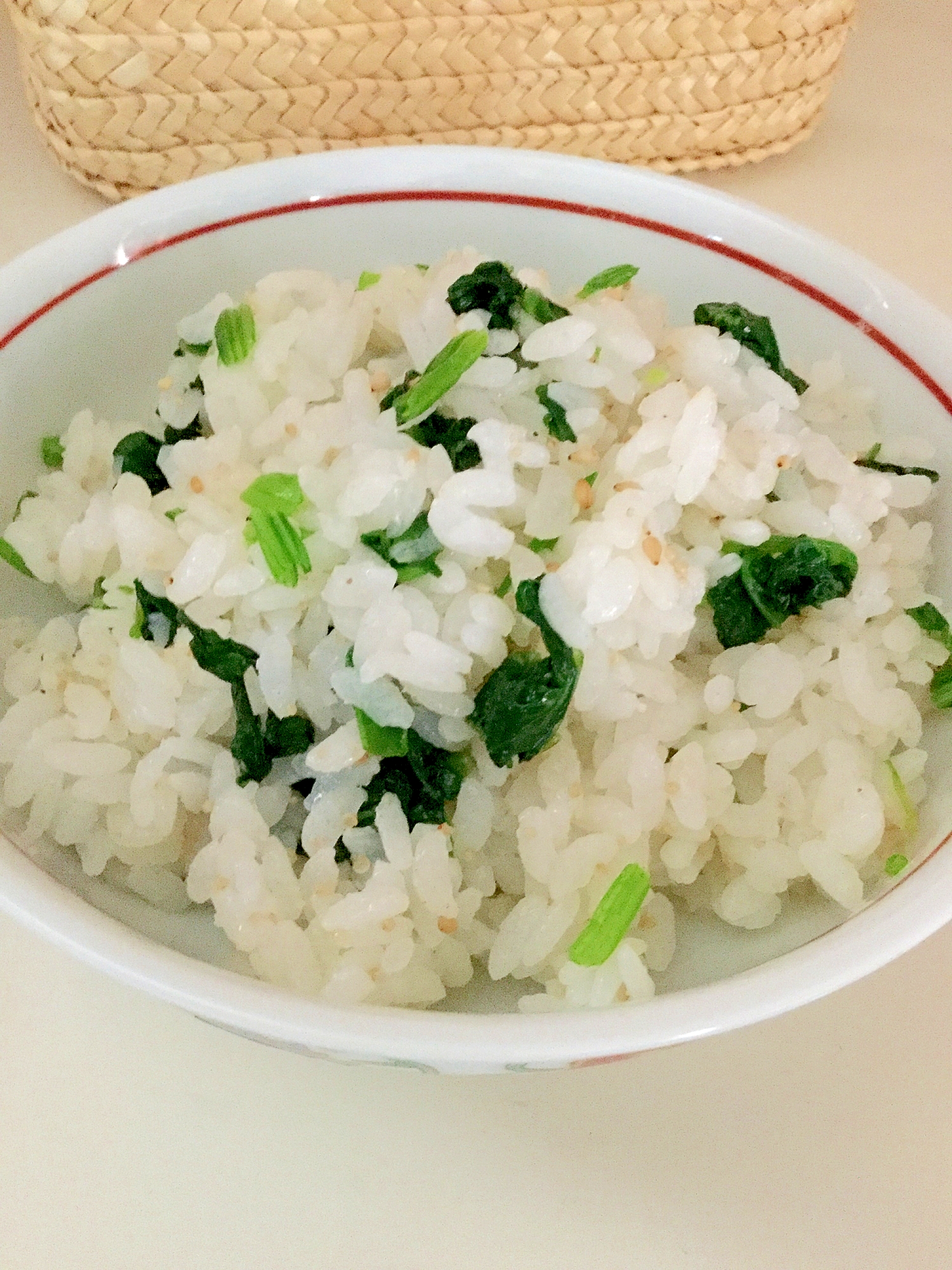 簡単！ほうれん草の混ぜご飯