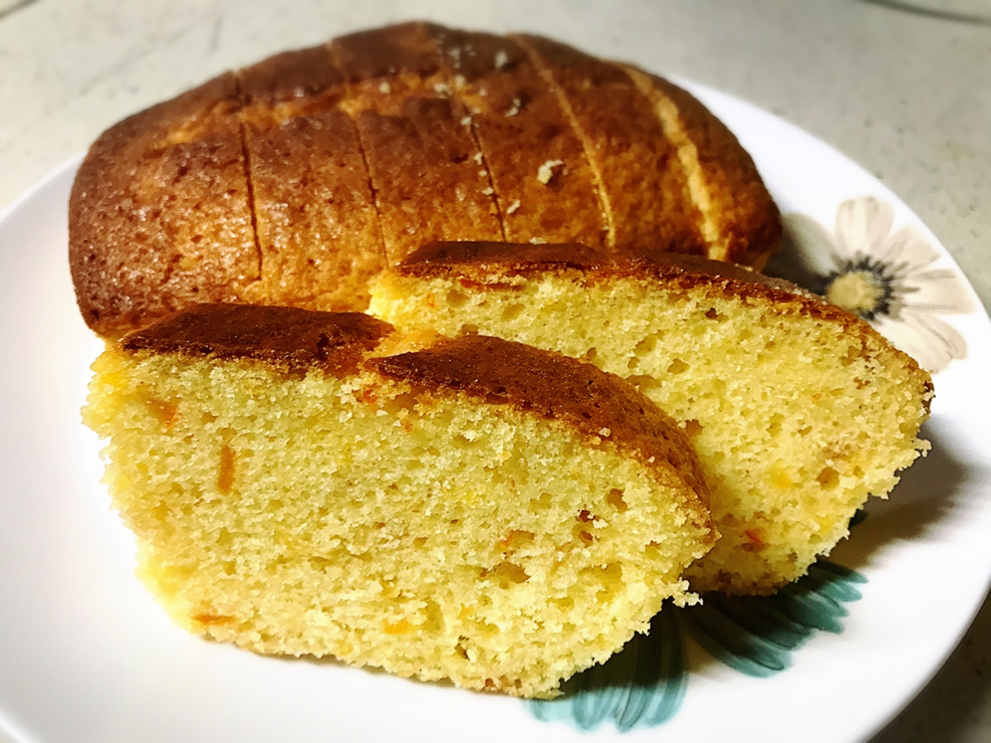 HMで作る手作り橙ジャムのパウンドケーキ