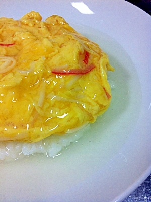 美しい!白いあんかけ天津飯