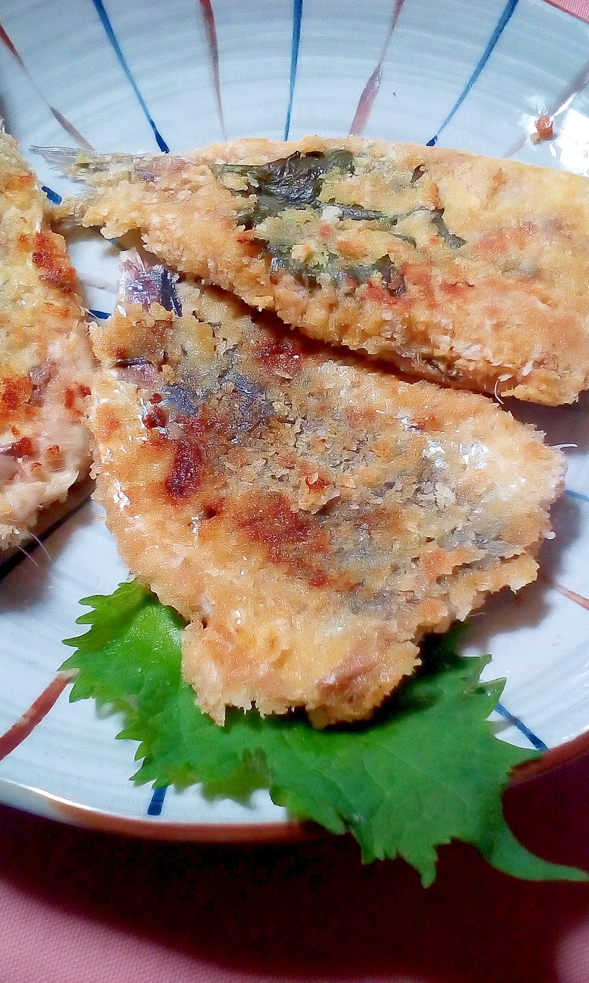 鰯の大葉入りフライ