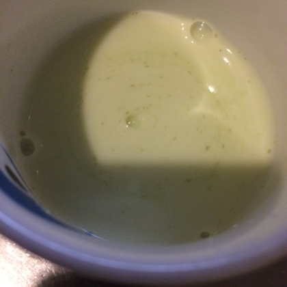 ふわふわ緑茶ラテ