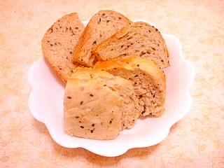 薄力粉で作る胡麻入りHB玄米御飯パン（2斤）
