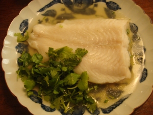 白身魚の白煮