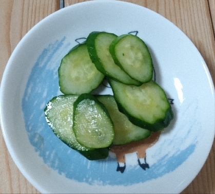 塩麹deきゅうりの漬け物