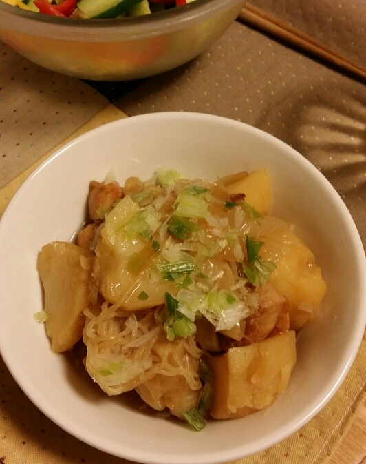 圧力鍋で時短 豚バラブロックの肉ジャガ レシピ 作り方 By ぱんだパンだ 楽天レシピ