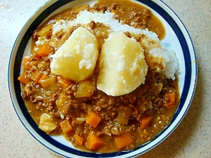 圧力鍋で ニンニク入りカレー