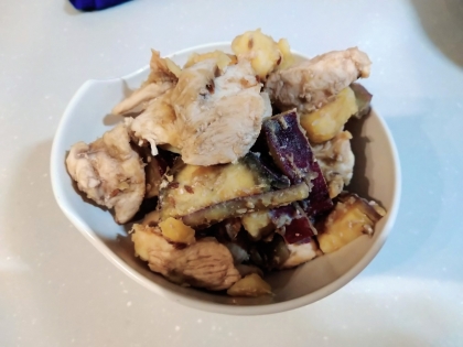 スパイスおかず★さつまいもとラムのクミン炒め