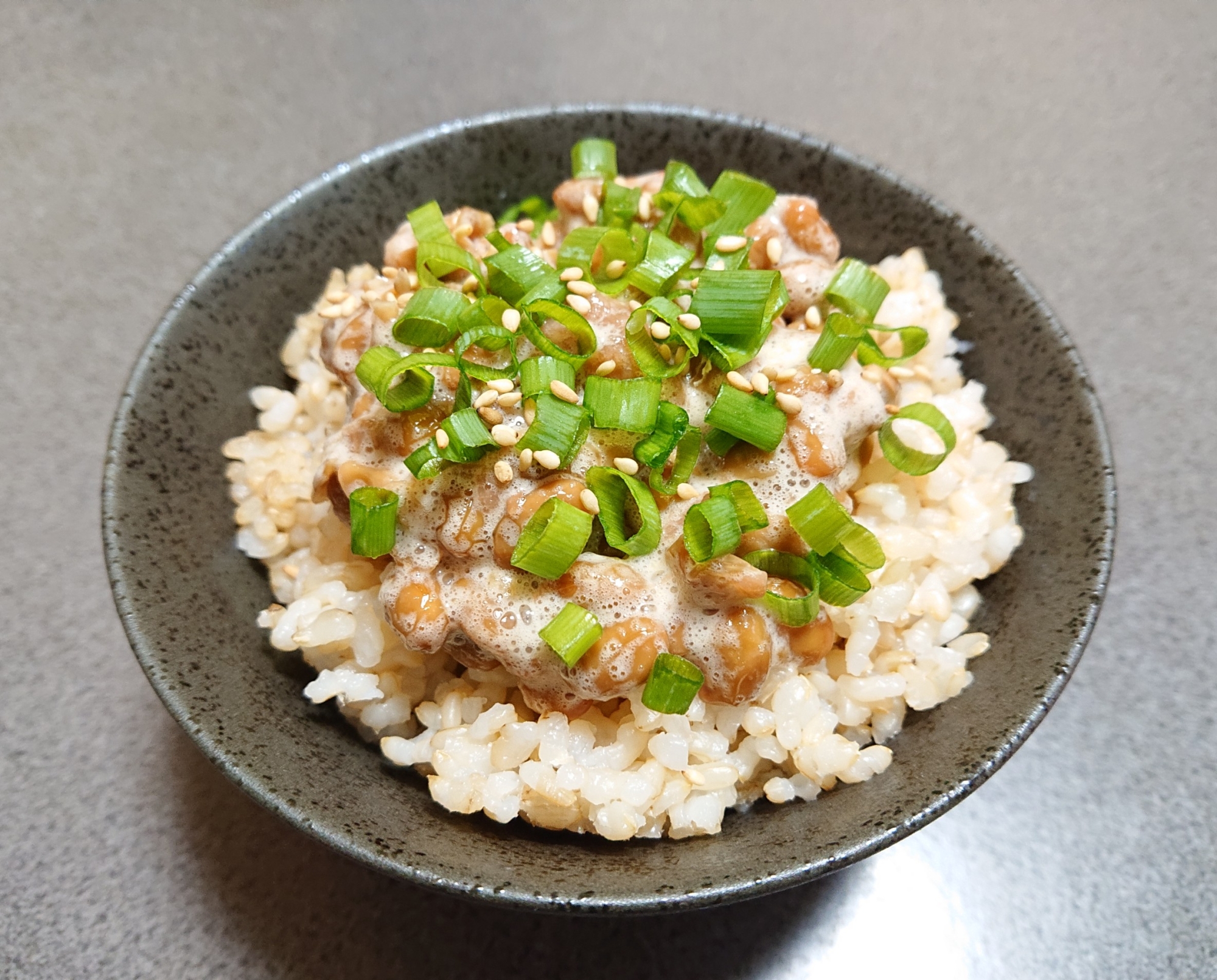 美容&育毛☆梅納豆の玄米ご飯