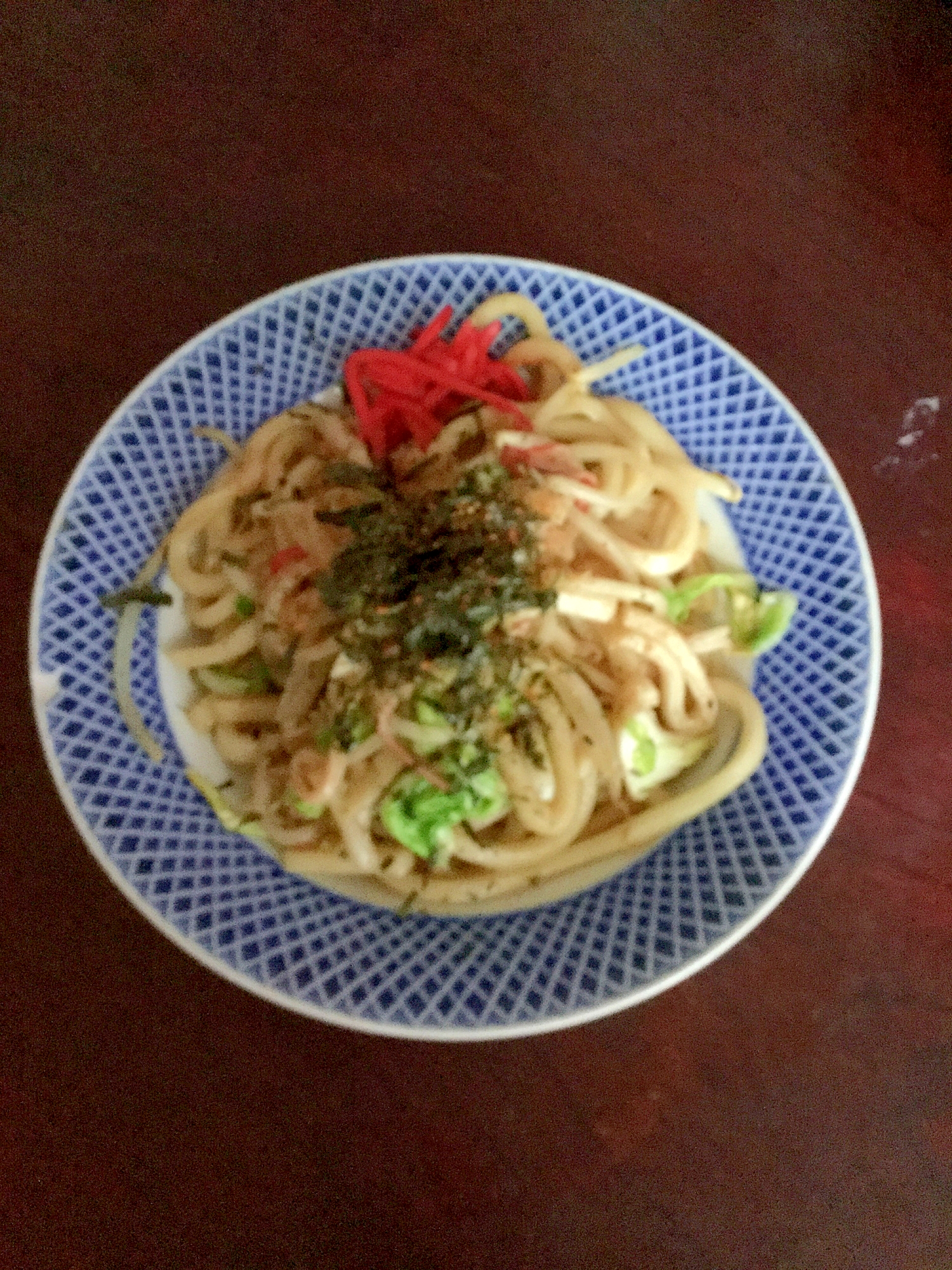 チクワと野菜の白ダシ焼きうどん！