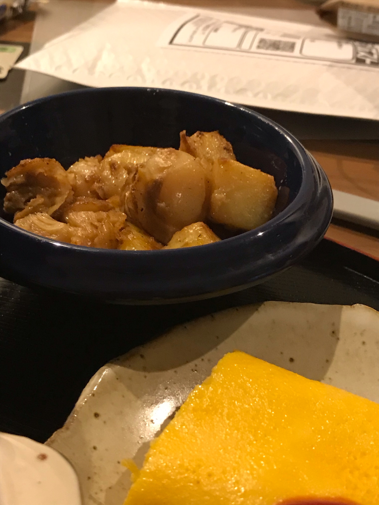 ホタテとじゃがいものバター醤油炒め