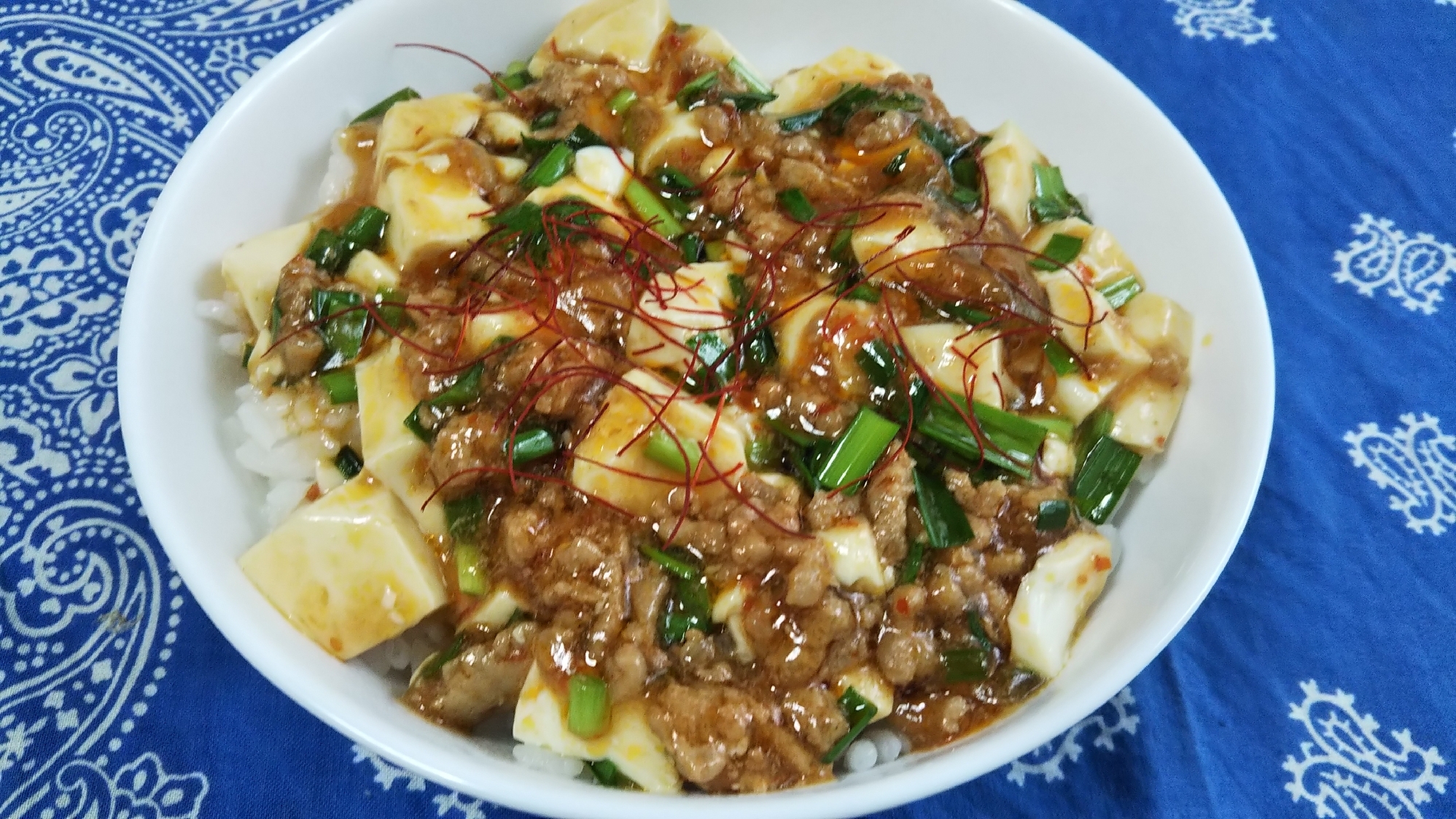 麻婆豆腐どんぶり☆