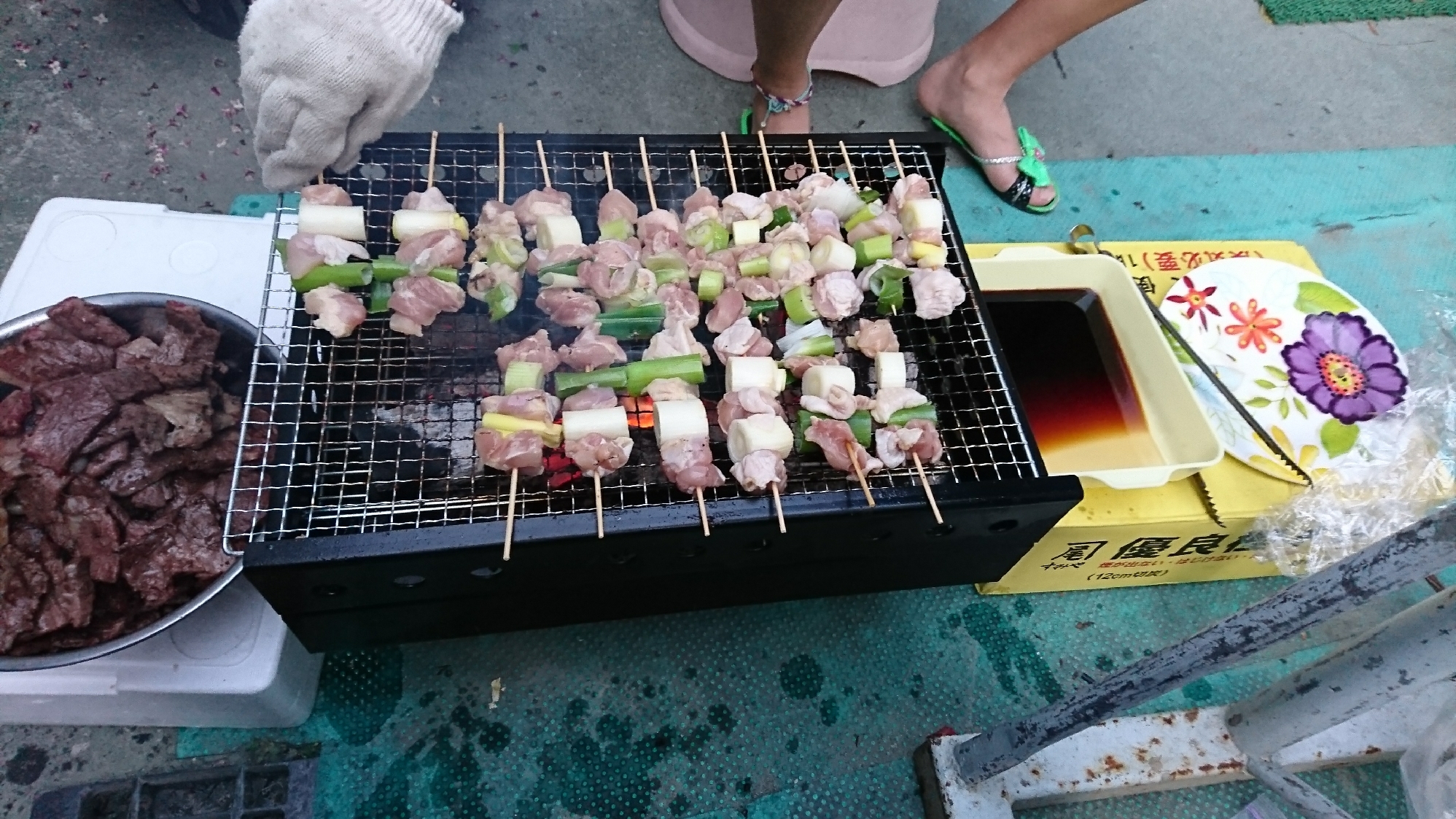 焼鳥とカルビの焼き方 レシピ 作り方 By たねがしま 楽天レシピ