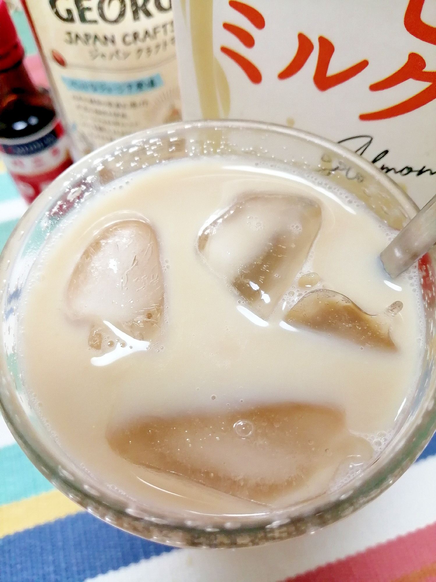 アイス☆バニラアーモンドカフェラテ♪