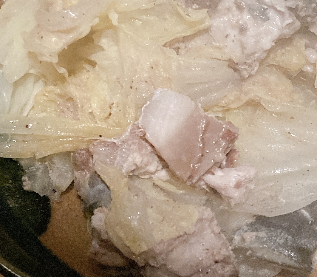 白菜と鯖のスープ