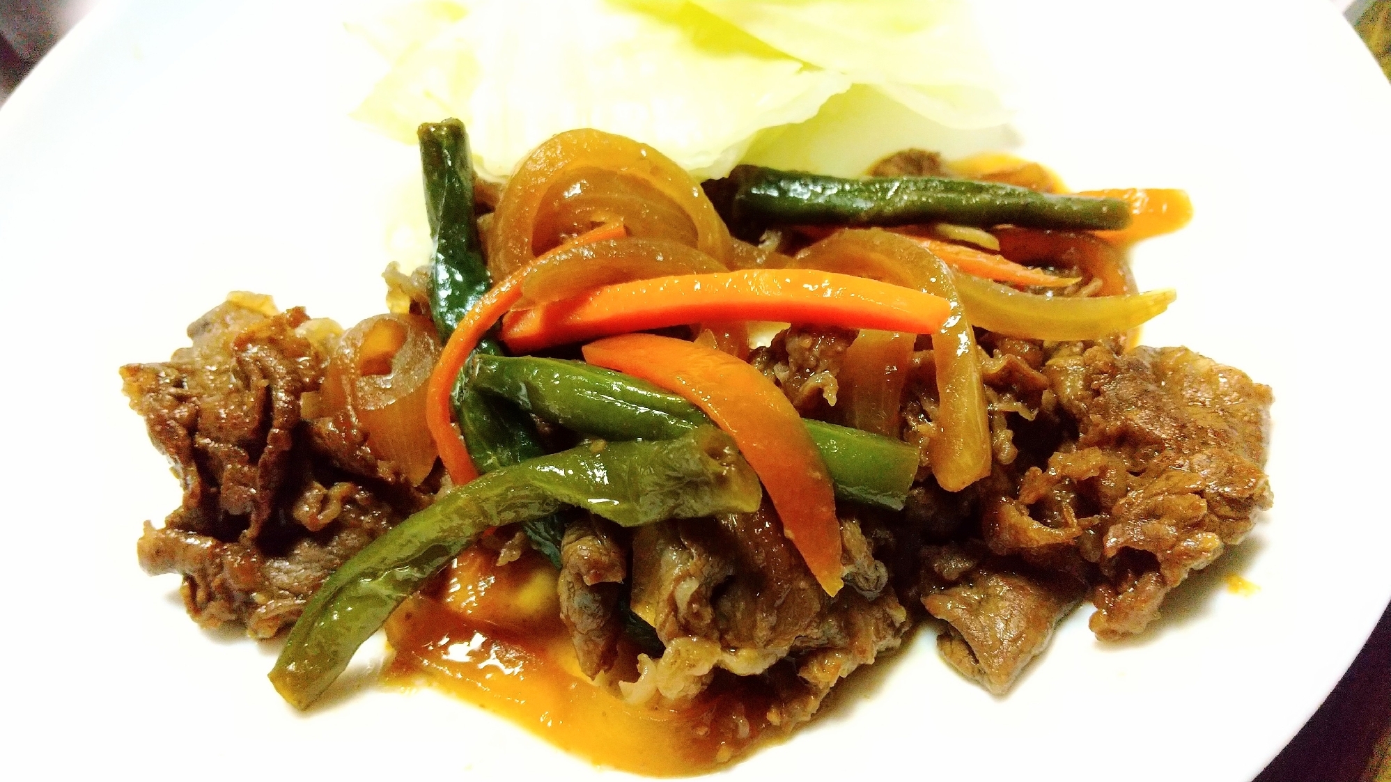 ☘️ 牛肉&いんげん オイスターソース炒め☘️