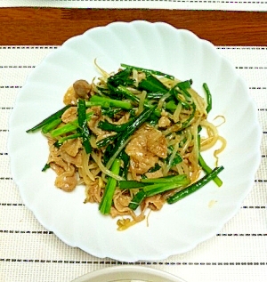 元気が出る 豚ニラもやしのオイスターソース炒め レシピ 作り方 By も る す け 楽天レシピ