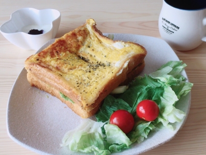 朝食☆クロックムッシュ