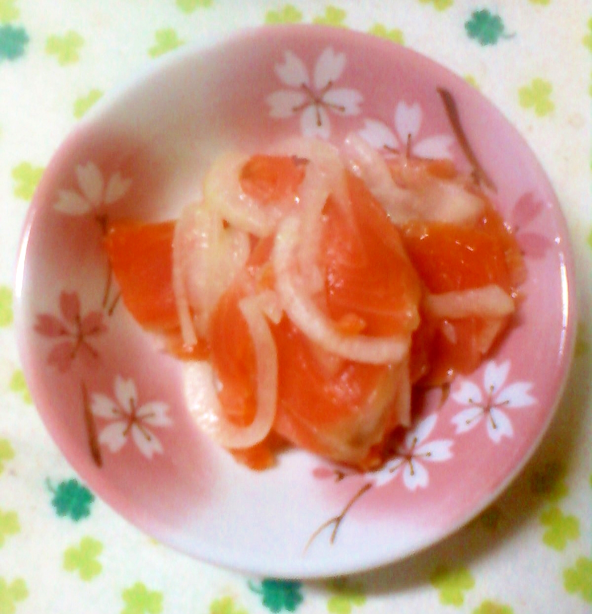 .:♪ちょっと贅沢に ルイベと玉ねぎのマリネ:♪*