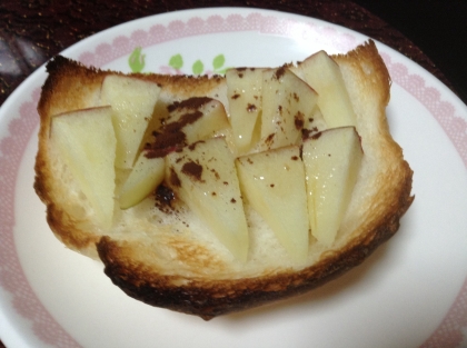 ココア焼きリンゴ☆トースト