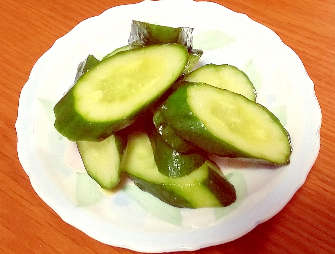 粉末梅こんぶ茶で☆簡単きゅうりの浅漬け♪