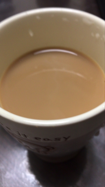 カフェオレと紅茶、２つの味と香りが楽しめてとっても美味しかったです(o^^o)ごちそうさまでした♪