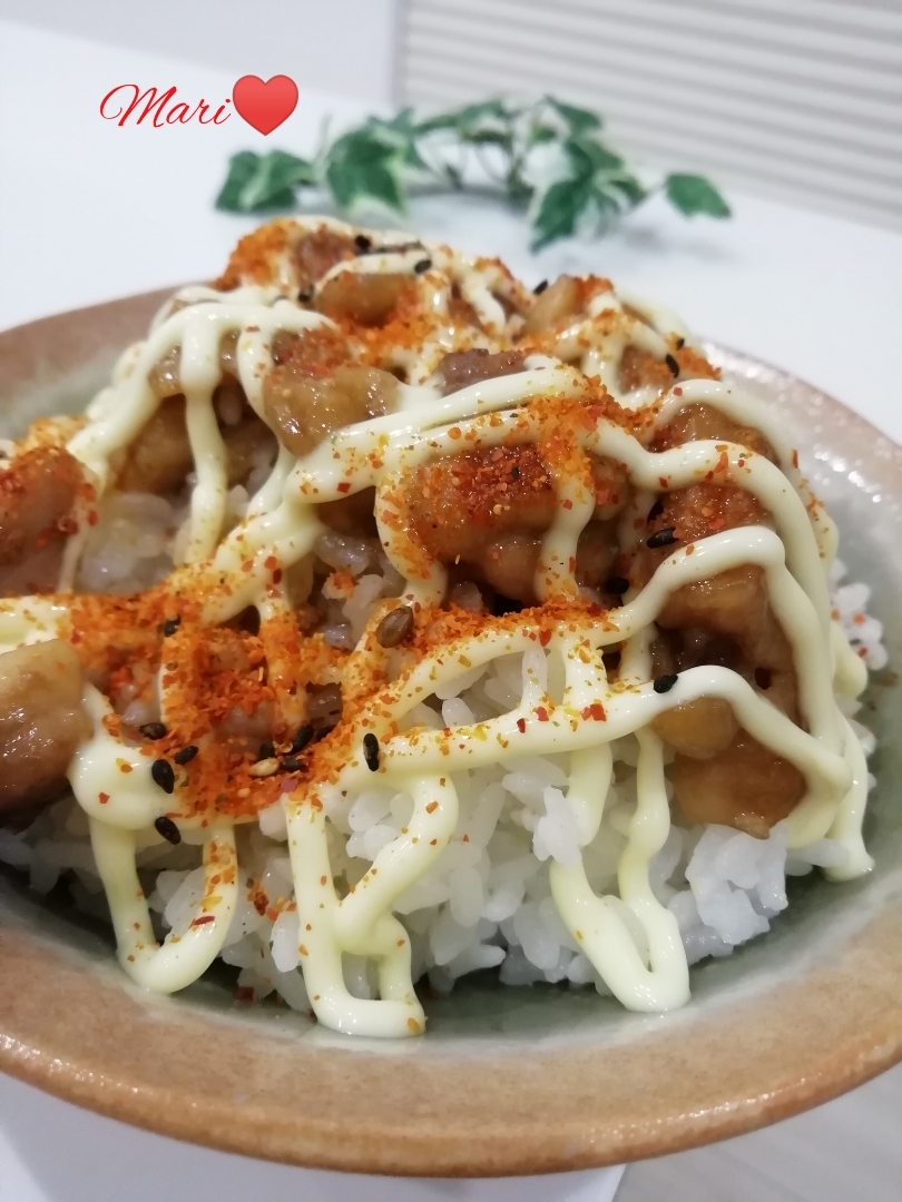 フライパンで簡単☆照り焼きチキン丼