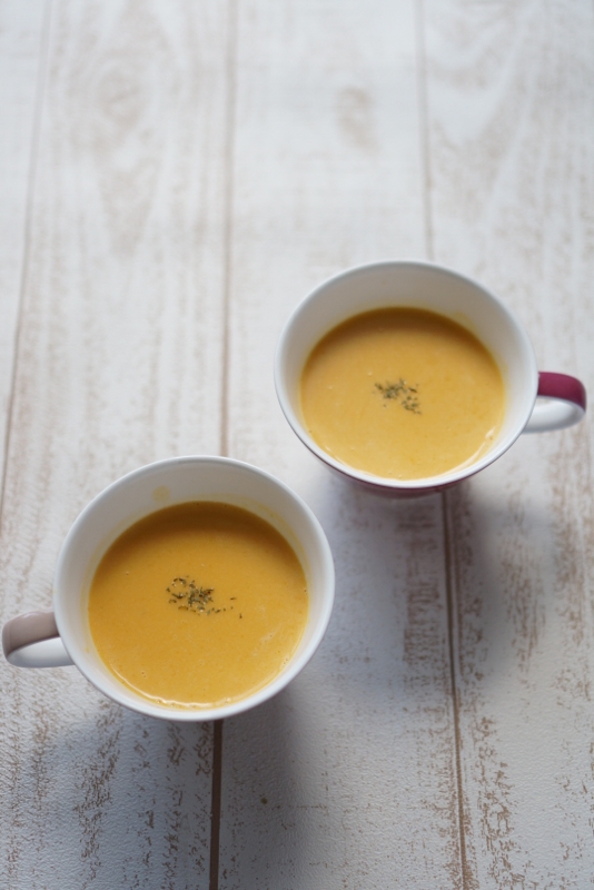 癒されるおいしさ ピーナッツかぼちゃのポタージュ レシピ 作り方 By あつママ29 楽天レシピ