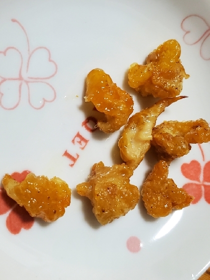 トースターで簡単♪鶏皮で揚げずに唐揚げと焼き長芋