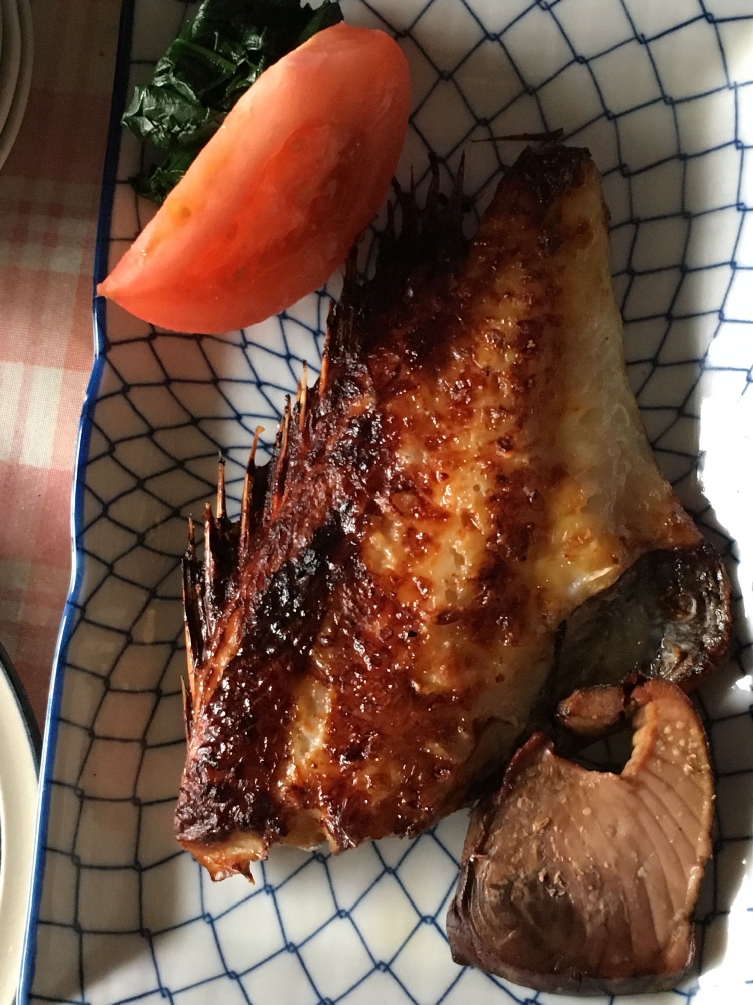 トマト ほうれん草 かつお 赤魚粕漬けのプレート レシピ 作り方 By Faiten8 楽天レシピ