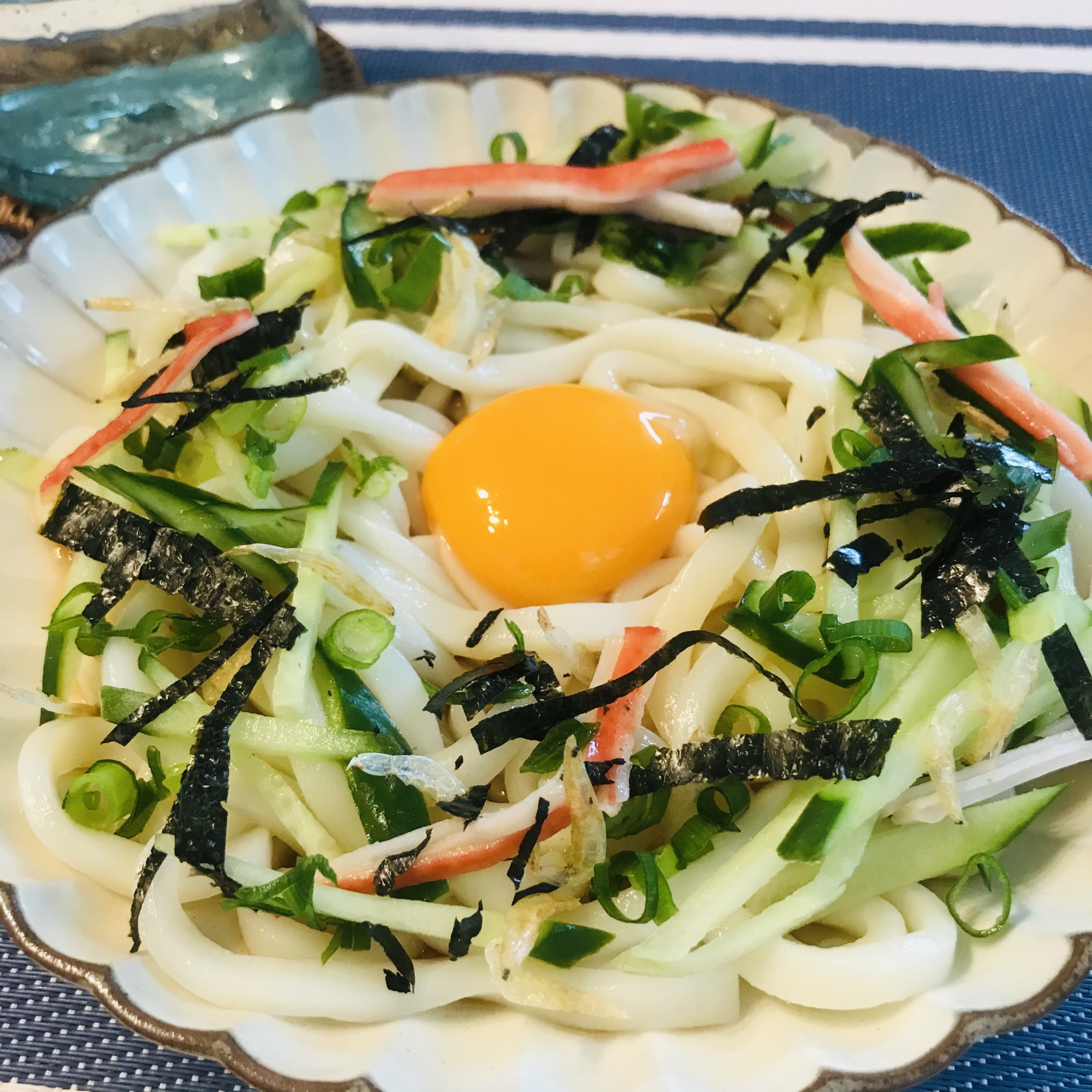 ★簡単ランチ★冷やしかけうどん