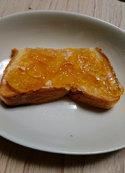 バター&オレンジママレードジャムトースト