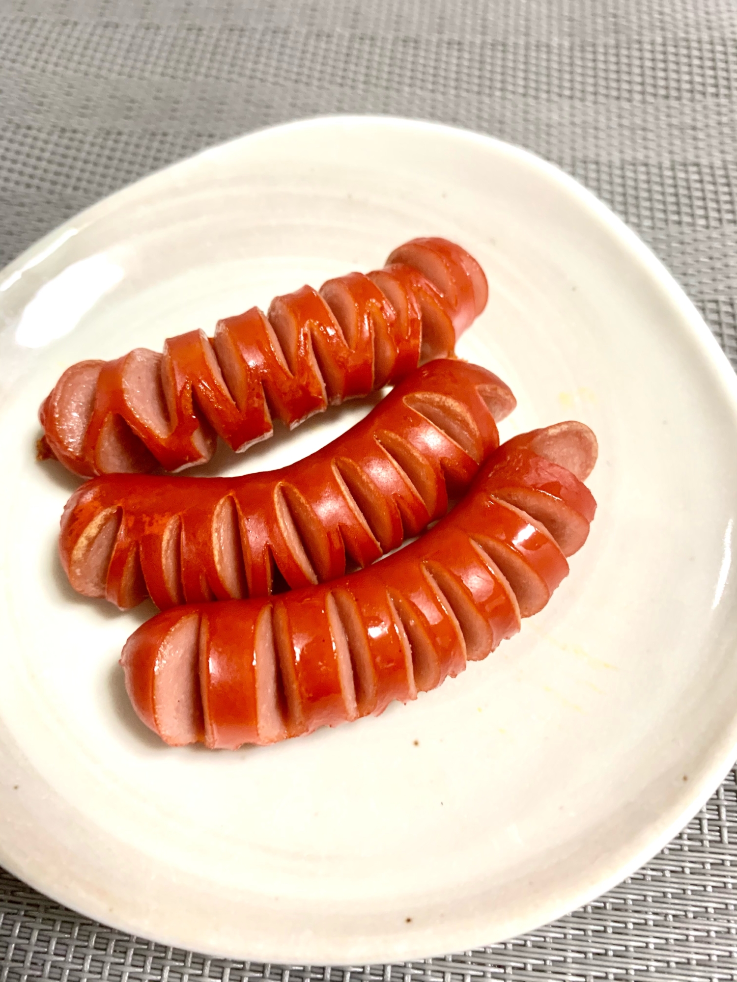 ウインナー飾り切り お弁当に レシピ 作り方 By こむぎりん 楽天レシピ