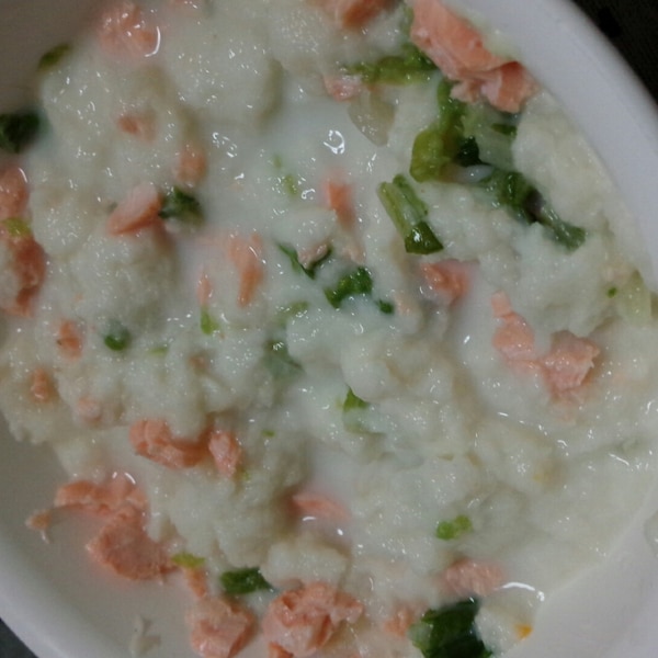離乳食後期 鮭と白菜のミルクパン粥 レシピ 作り方 By たくみ905 楽天レシピ 離乳食後期 鮭と白菜のミルクパン粥 レシピ 作り方 By たくみ905 楽天レシピ