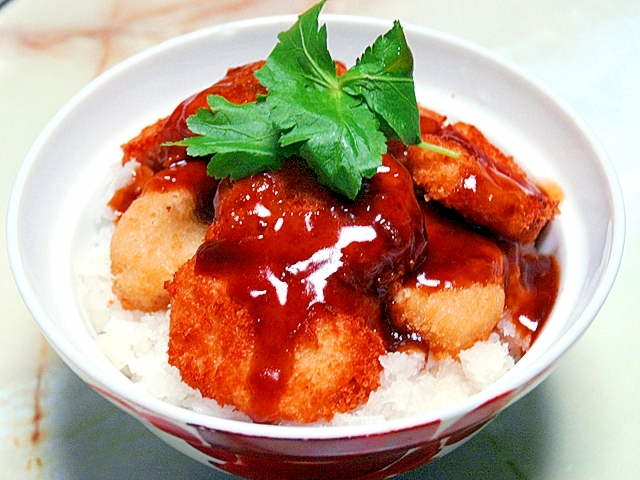 カツ丼なのにさっぱり 大根おろし乗せチキンカツ丼 レシピ 作り方 By Torezu 楽天レシピ