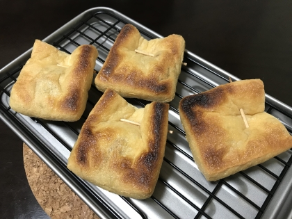 油揚げがサクサクで、とっても美味しかったです♪納豆とチーズって合うんですね！