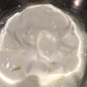 フライパン もちもちりんごヨーグルトケーキ卵不使用 レシピ 作り方 By いんこらんち 楽天レシピ