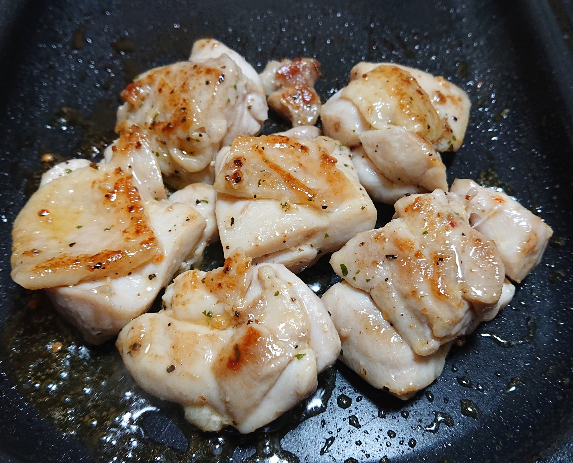 ホットプレート晩酌☆ペパレモチキン