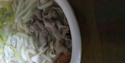 コンソメ風味の豚肉鍋