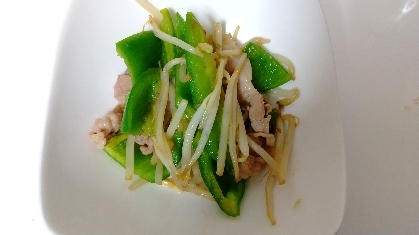 めんつゆで肉野菜炒めニンニク風味¸¸¸.☆