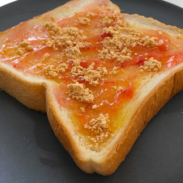 おやつにぴったり きな粉バターイチゴジャムトースト レシピ 作り方 By りし 楽天レシピ おやつにぴったり きな粉バターイチゴジャムトースト レシピ 作り方 By りし 楽天レシピ