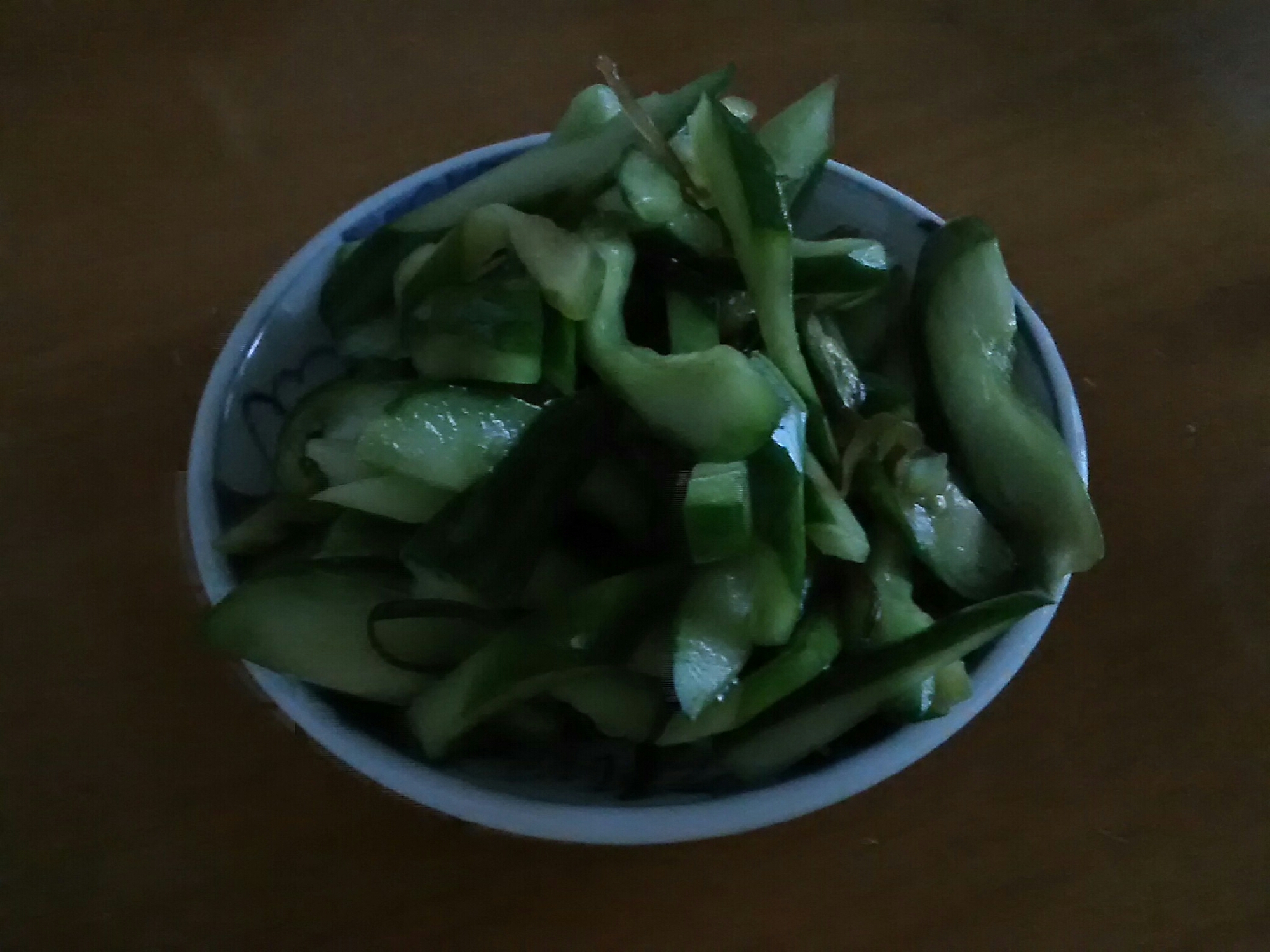 きゅうりと塩昆布の漬け物