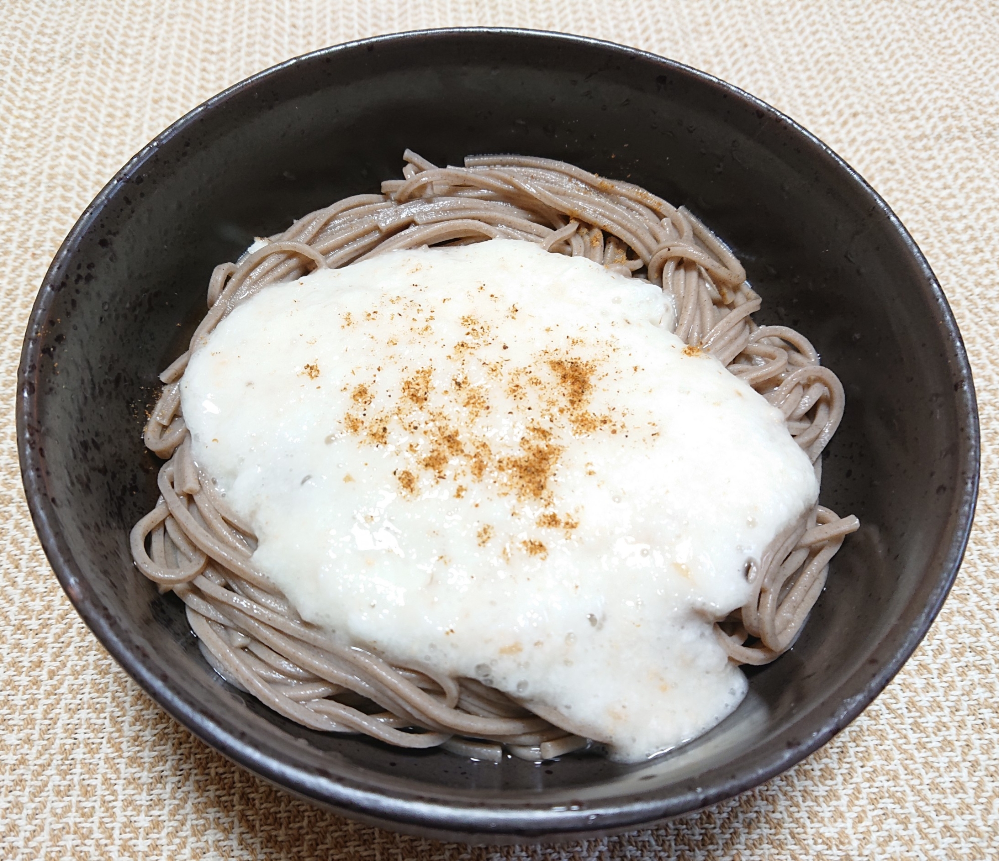 京風ぶっかけとろろ蕎麦