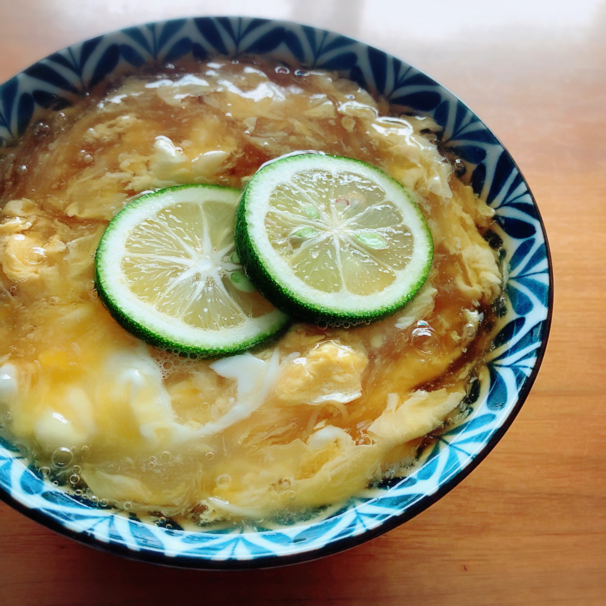 かきたまカボスにゅう麺