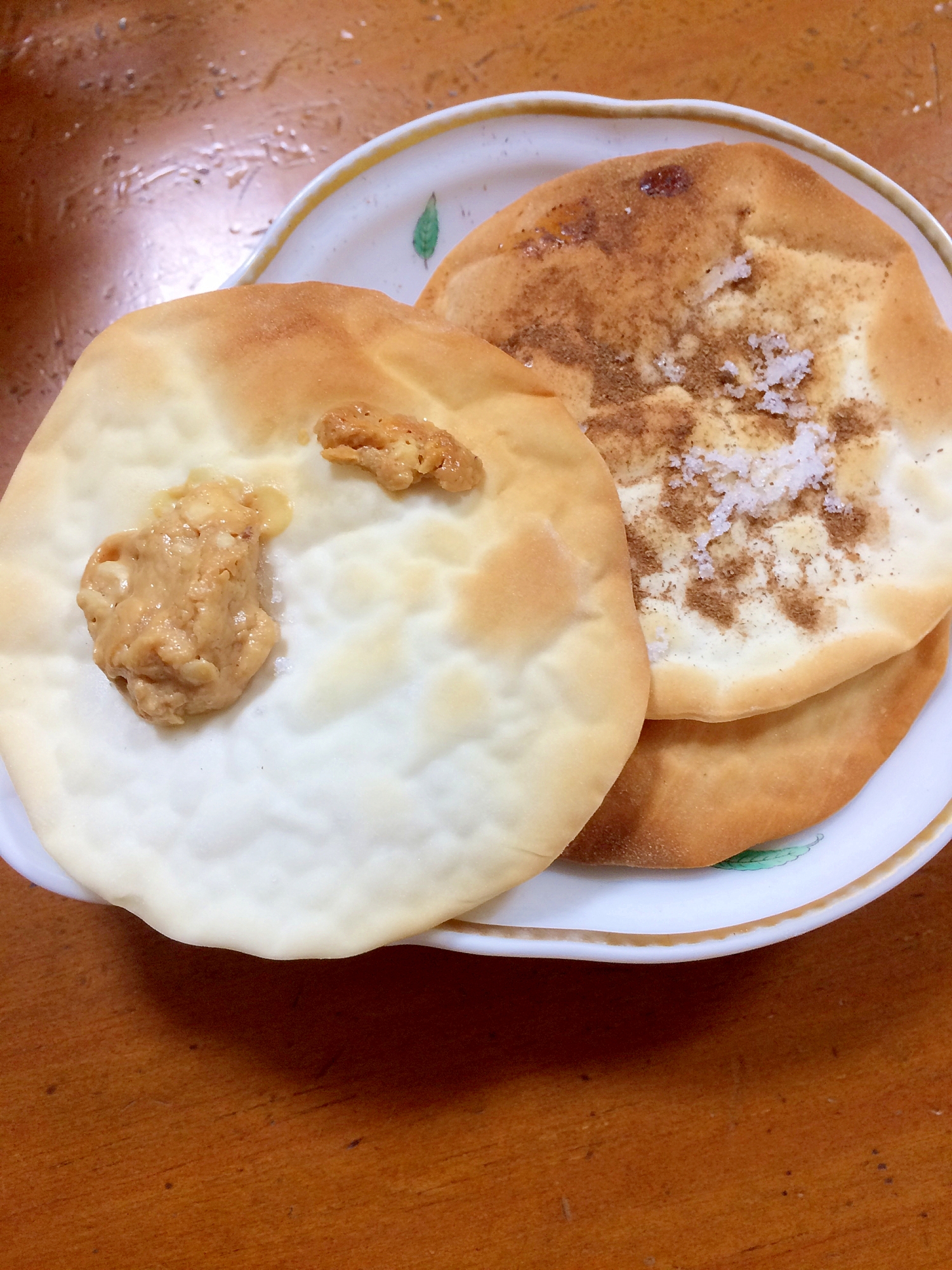 餃子の皮で★ちょっと甘いもの