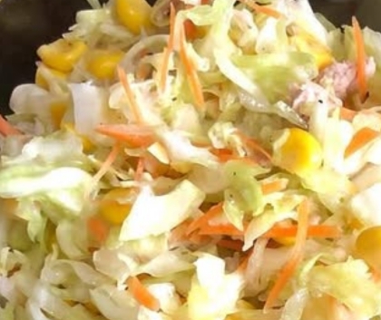 ツナでコールスロー風✧˖°