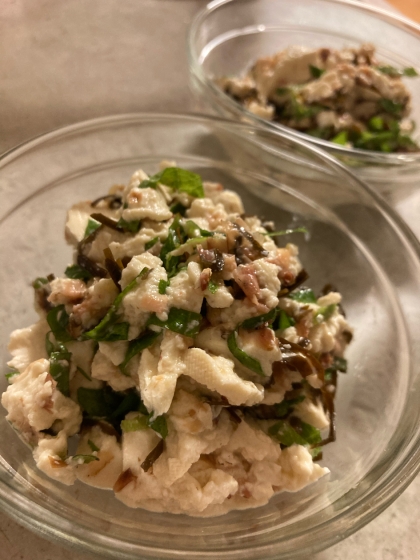 Guuママちゃん，こんばんは♪
冷たく冷やして頂きました！
大葉の香りが良いし，旨みたっぷりで
食欲アップしました〜美味しい素敵レシピ今日もありがとさんです♡