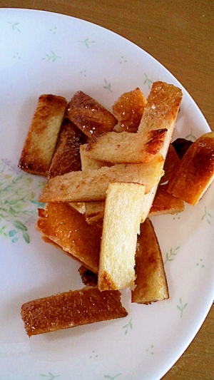 パンの耳deカリカリスイーツ レシピ 作り方 By マシュマロカーリー 楽天レシピ