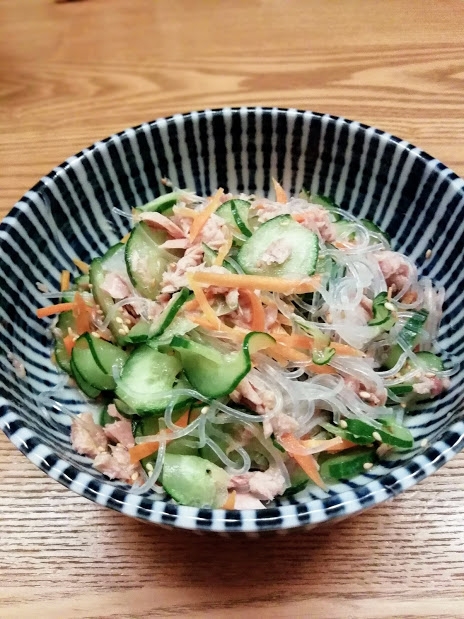 ツナと春雨の酢の物